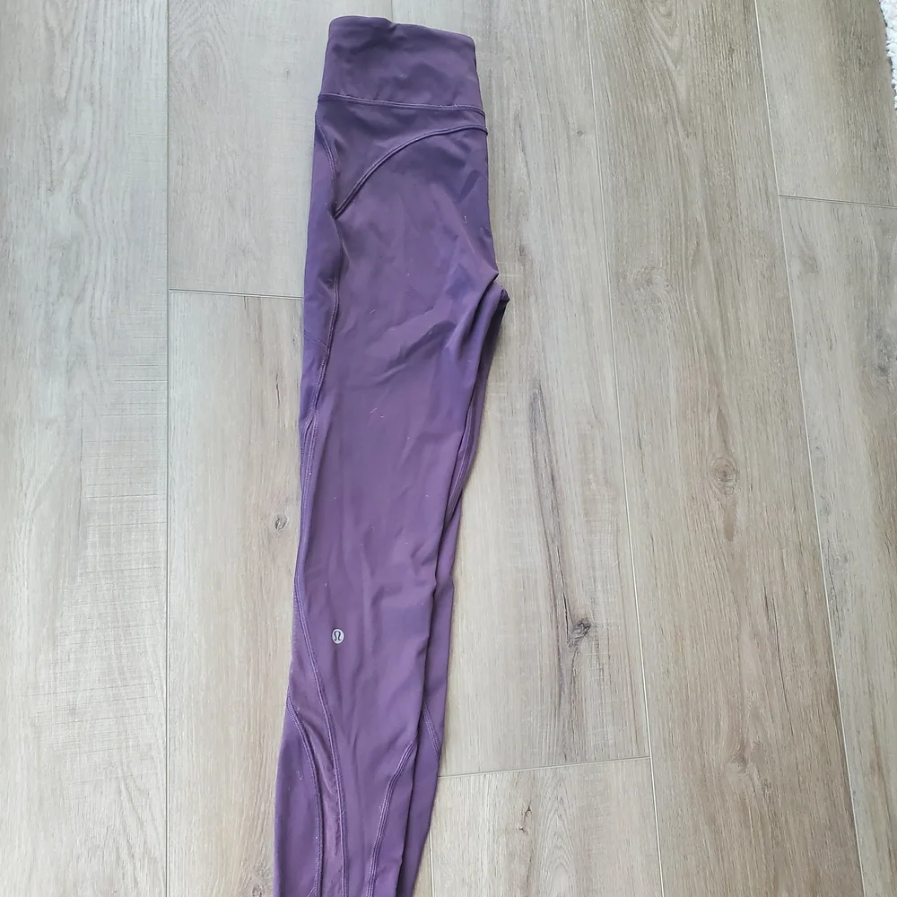 lululemon athletica muted plum high-rise leggings